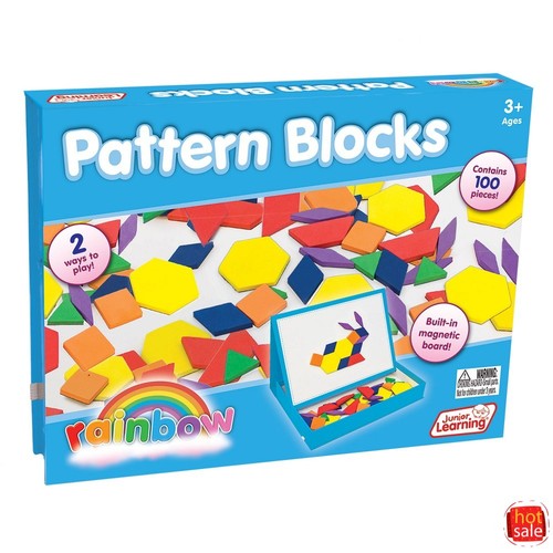 Rainbow pattern blocks - ®,