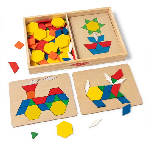Melissa doug pattern blocks - &,