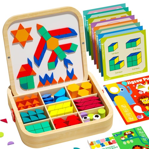 Wooden magnetic pattern - wooden,