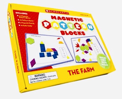 Magnetic pattern blocks the - magnetic,