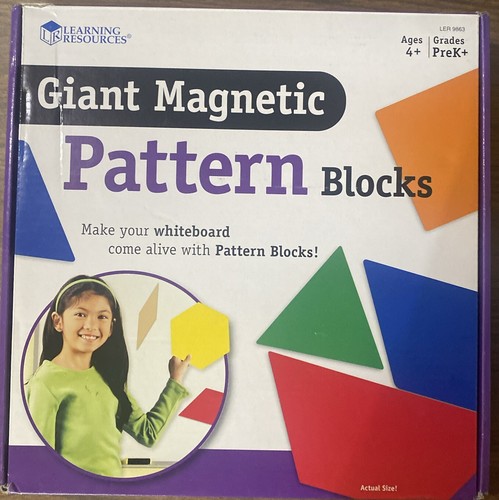 Kids magnetic pattern blocks - kids,