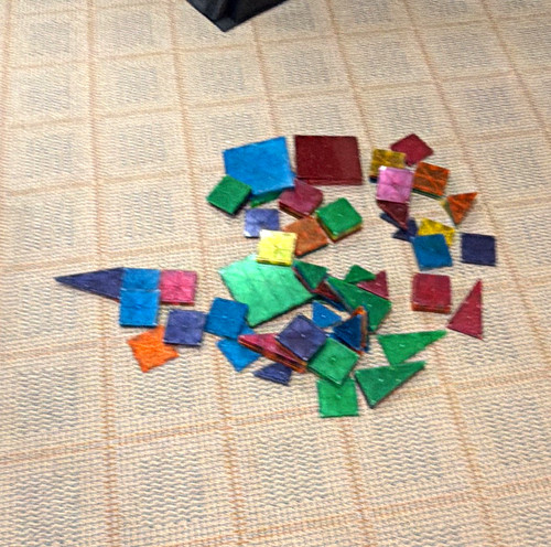 Magnetic tangram geometric - tangram,