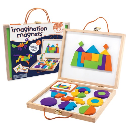 Imagination magnets wooden - imagination,